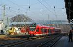 br-429-stadler-flirt-5-teillig Ein FLIRT f�hrt am 30.12.2008 als RE 9 nach Stralsund in den Bahnhof von Bergen auf R�gen ein.
