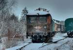 br-1072 1072.05 verrottet im letzten Winkl des Bahnhofes in Stockerau vor sich hin. Das Foto ist am 29.01.2009 entstanden.