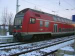 RB Erfurt-Sangerhausen bei der Ausfahrt aus dem Bahnhof S�mmerda am ...