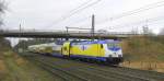 146 534-3 schiebt am 31.01.09 den MEr 36516 L�neburg - ...