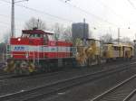 V2.022 der AKN am 5.2.2009 in Oberhausen Osterfeld-S�d  ...