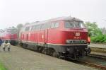 216 221-2 zum 40 j�hrigem Jubil�um der Vogelfluglinie in Puttgarden. ...
