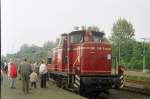 360 150-7 zum 40 j�hrigem Jubil�um der Vogelfluglinie in Puttgarden. ...