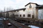 Die Wartungshalle mit Lokleitung f�gt sich ans Wasserhaus und das ...