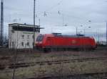 185 063-5 steht abgeb�gelt ...  Thomas Eisenmann 10.02.2009