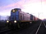 TEM2-024 und M62-590 mit einem Kesselzug am 07.02.2009 in Kutno. ...