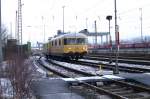 Gleismesszug 726 004-5 knattert ...  Nils Schmidt 13.02.2009
