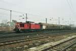 298 050-6 am 07.02.2009 bei der Ausfahrt aus den Weimarer ...
