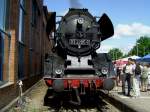 Die 03 2295 am 31.05.2008 ausgestellt im Wagenwerk M�nchen Pasing. ...