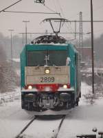 186 201 wartet am Westbahnhof Aachen auf die weiterfahrt. Der ...