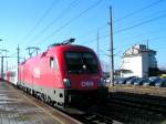 1116 247-6 erreicht mit R3015 den Bhf. Marchtrenk; 090108  ...