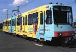B90 4238 Rheinbahn D�sseldorf. Der in Aluminiumaufbau von der D�WAG ...