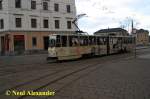 KT4D 946 bei der Ausfahrt Hst. Georgenplatz in Richtung Neumarkt ...