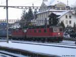 Re 6/6 11609 Uzwil + Re 4/4 11171 mit UKV-Zug ...