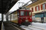 ABef 4/4 641 im Bahnhof La Chaux de Fonds, mit ...