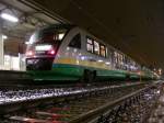 Der letzte Vogtland-Express von Berlin nach Adorf steht am 16.2.2009 ...