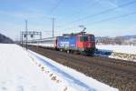 Re 421 374-0 f�hrt ...  Sandro Gadola 17.02.2009