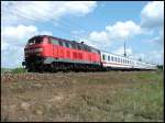 218 458-8 mit IC ...  Jens-Peter Schl�r 18.02.2009
