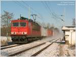 M�chtig Neuschnee aufwirbelnd saust ...  Harald Neumann 19.02.2009