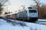 101 034 (In Form) mit EC 319 am 18.02.2009 in ...