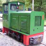 Feldbahndiesellok Typ NS2f im Felbahnmuseum Herrenleite am 10.03.08.  ...