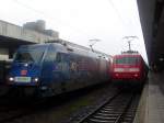 101 070-1 und 120 124-3 In Hannover HBF am 21.02.2009 ...