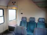 Innenansicht eines Bybdzf (behindertengerechter Steuerwagen 2. Klasse mit Mehrzweckabteil), 22.02.2009 ...