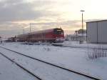 Der RE nach Lindau verlässt Buchloe am 18.2.2009. ... Der RE nach Lindau verlässt Buchloe am 18.2.2009. ...