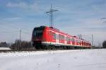 423 356/856 am 15.02.09 als S4 nach Grafing Bf zwischen ...