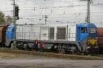 DH 751 macht Lokf�hrer wechsel in Emmerich  ...
