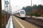 Ein ICE-T der BR 411 durchf�hrt am 22.02.09 Burgkemnitz in ...