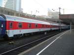 Schlafwagen der DB im CNL 400 nach Amsterdam in D�sseldorf. ...