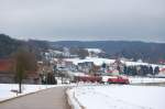 294 587 mit G�terzug ...  Tobias Schuminetz, Hirschau 24.02.2009