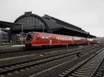 Der 612 530 und ein Weiterer am 22.02.2009 bei der ...