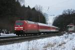 101 108 mit AZ 13315 (Dortmund – Salzburg) am 28.02.2009 ...