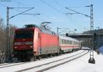 101 086-7 mit dem IC2006 Bodensee (Konstanz-Dortmund) am km 70,4 ... 101 086-7 mit dem IC2006 Bodensee (Konstanz-Dortmund) am km 70,4 ...