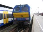 MAK 2700 in NOB Lackierung in Westerland, bereit ihren Zug ...