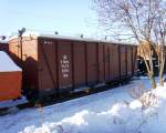 GGw 2361K der K.S�chs.Sts.E.B. mit Heberleinbremse in Radebeul-Ost, am 10.01.2009 ...