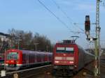 101 134 mit dem EuroCity EC 176 Brno (Br�nn) - ...