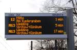 Berlin, 03.03.2009, Stra�enbahnhaltestelle Prenzlauer ...  Reinhard Zabel 03.03.2009