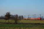 110 231 zieht ihren Skisonderzug DZ 13265 Alpe-Toget in Richtung ...