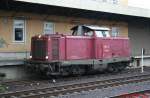 EMN V211 01 bei str�mendem Regen am 12.9.2008 in Fulda.
 ...