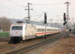 101 034-7 zieht den IC 2292 (Stuttgart - Frankfurt) am ...