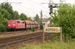 151 144-3 am 27.05.2008 ...  Sverigepilen 07.03.2009