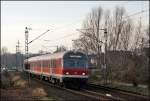 Steuerwagen vorraus ist eine RB59 HELLWEGBAHN zwischen Dortmund-Aplerbeck und Dortmund-S�lde ...