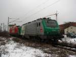 SNCF 437022 ist bei der ITL zu Testzwecken im Einsatz ...