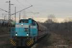 RBH 810 in Phantasie-Farbkleid durchf�hrt Gelsenkirchen-Bismarck.  ...