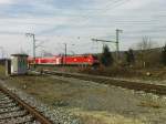 Eine BR 101 zieht ...  Marvin Molitor 09.03.2009