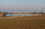223 xxx (Arriva) mit Alx 38706 bei Untermühlhausen (04.02.2009) ... 223 xxx (Arriva) mit Alx 38706 bei Untermühlhausen (04.02.2009) ...