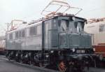 E17103 (117103)Die gleiche Lok 1985 bei einer Ausstellung der DB ...